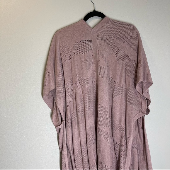 Lululemon Find Your Light Wrap Sweater Heathered Vintage Mauve Pink One Size - Picture 6 of 11